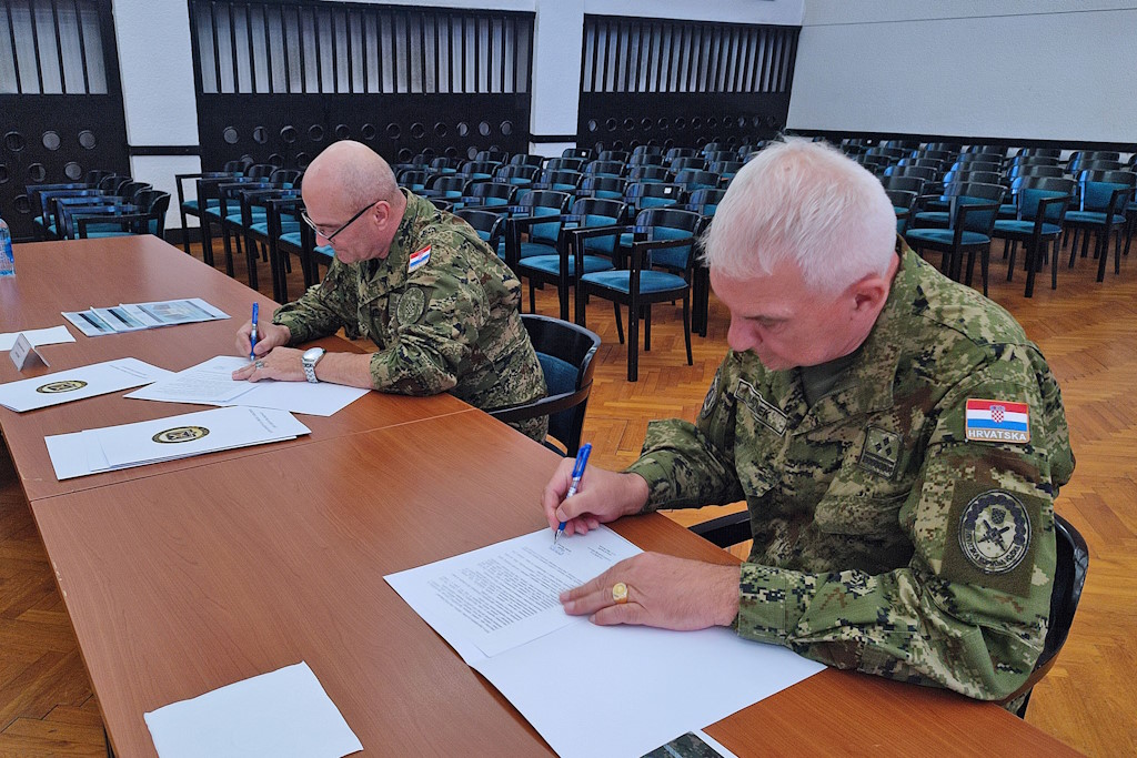 Brigadegeneral Dražen Batrnek übernahm am 6. August 2024 in Osijek das Kommando für Ausbildung und Lehre „Fran Krsto Frankopan“ und sorgte für Kontinuität