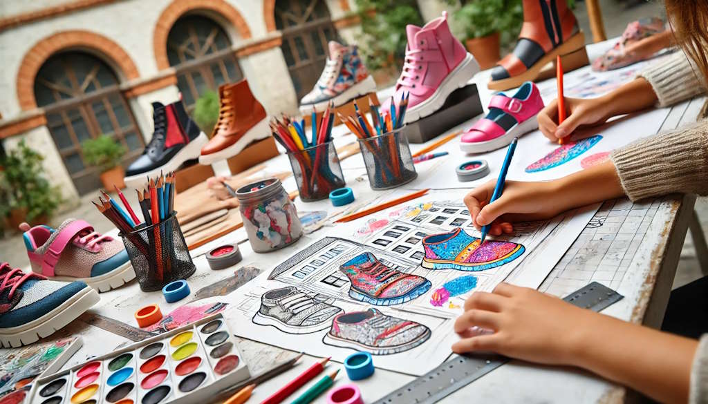 Kreativ-Workshop „Meine Skizze - mein coolster Sneaker“ auf dem Varaždin-Festival: Innovationen im Schuhdesign und Kooperationen mit der lokalen Industrie